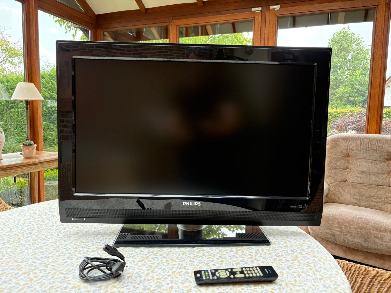 Philips 32 inch LCD-tv – HD Ready – afstandsbediening, Ophalen, Philips, Gebruikt, 50 Hz