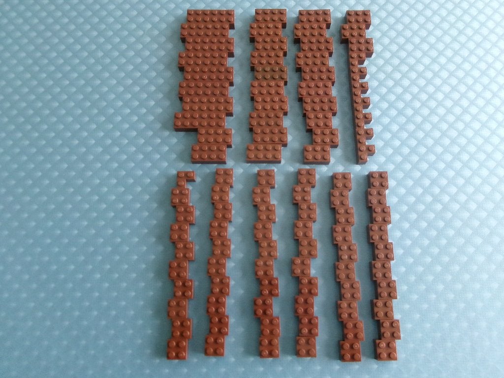 A 100 roodbruine Lego 2x.. stenen, Kinderen en Baby's, Speelgoed | Duplo en Lego, Gebruikt, Lego, Losse stenen, Meerdere sets