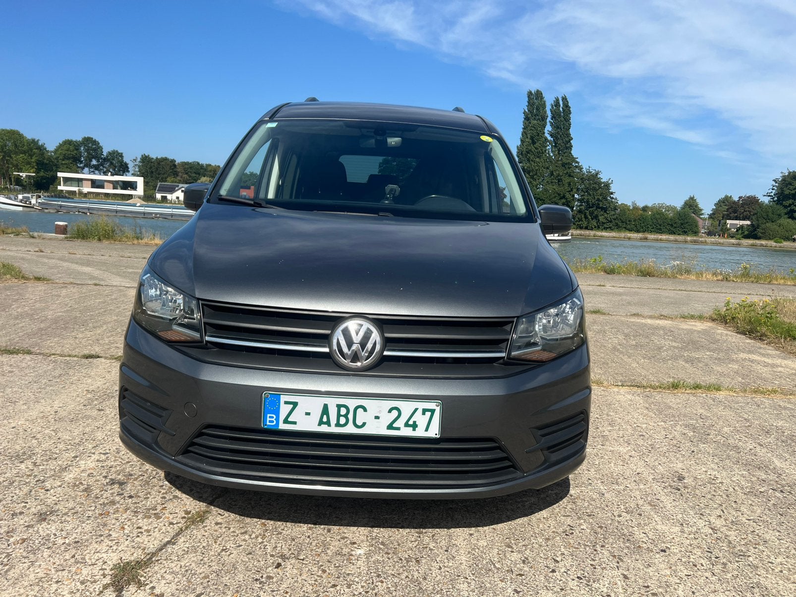 Volkswagen Caddy 2,0 L TDi 110 kW. BJ 2016, Autos, Entreprise, Noir, 5 portes, Tissu