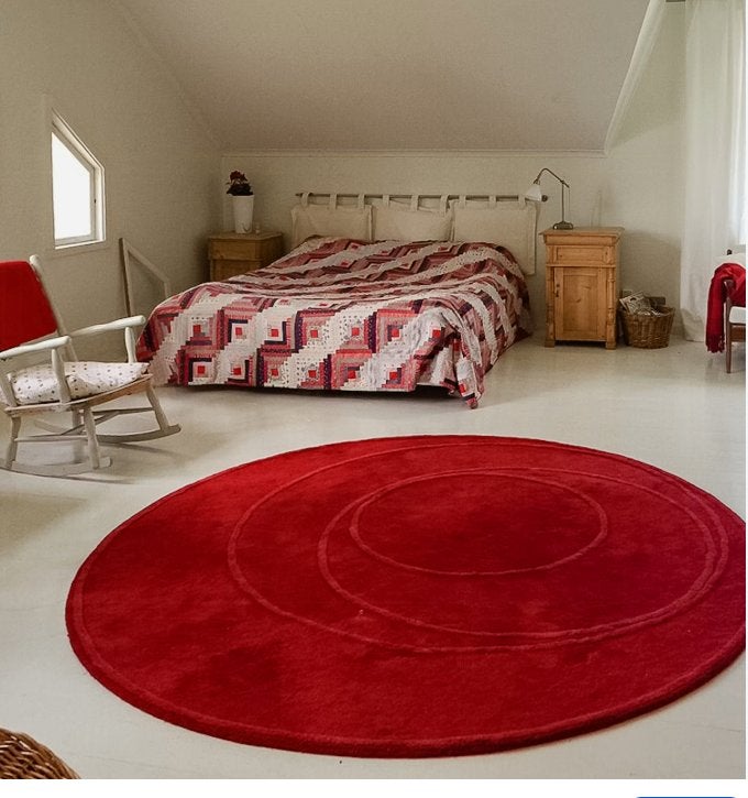 vintage tapijt IKEA, Huis en Inrichting, Ophalen, Rood