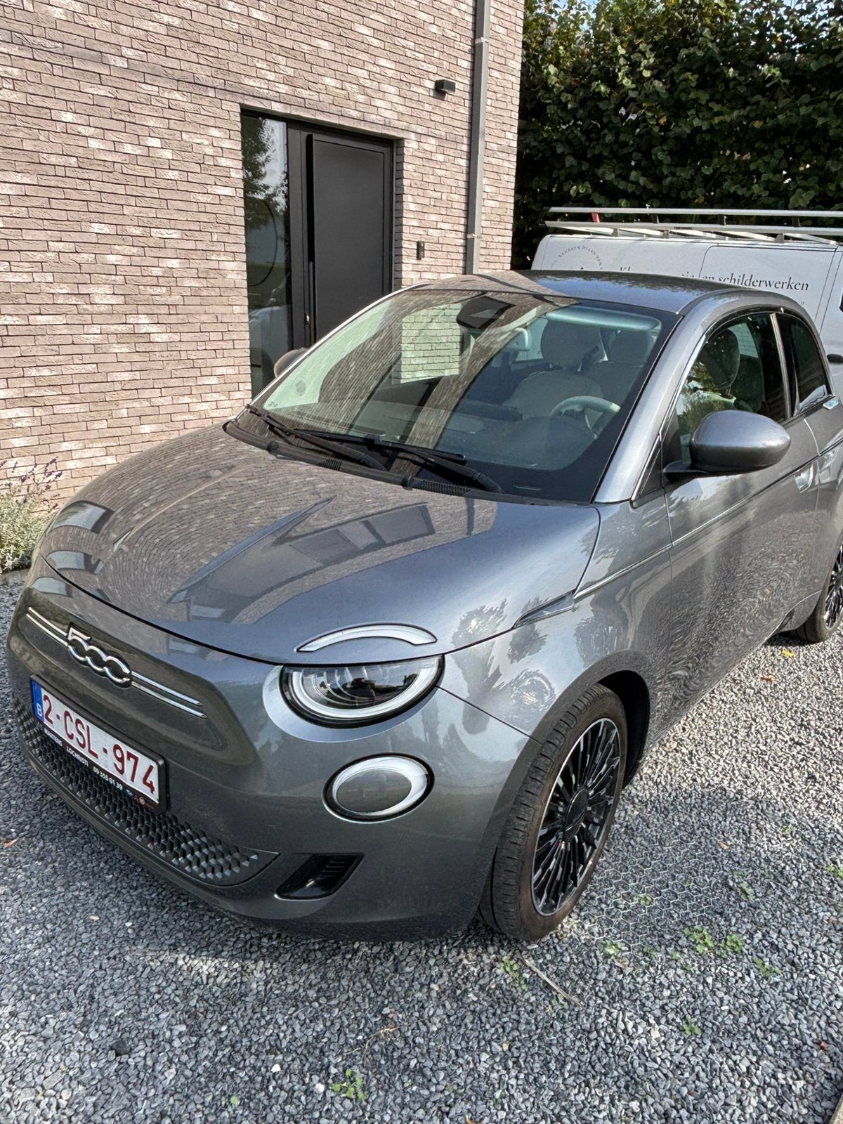 Fiat 500E “la prima by bocelli”, Auto's, Automaat, Beige, Leder, Zilver of Grijs