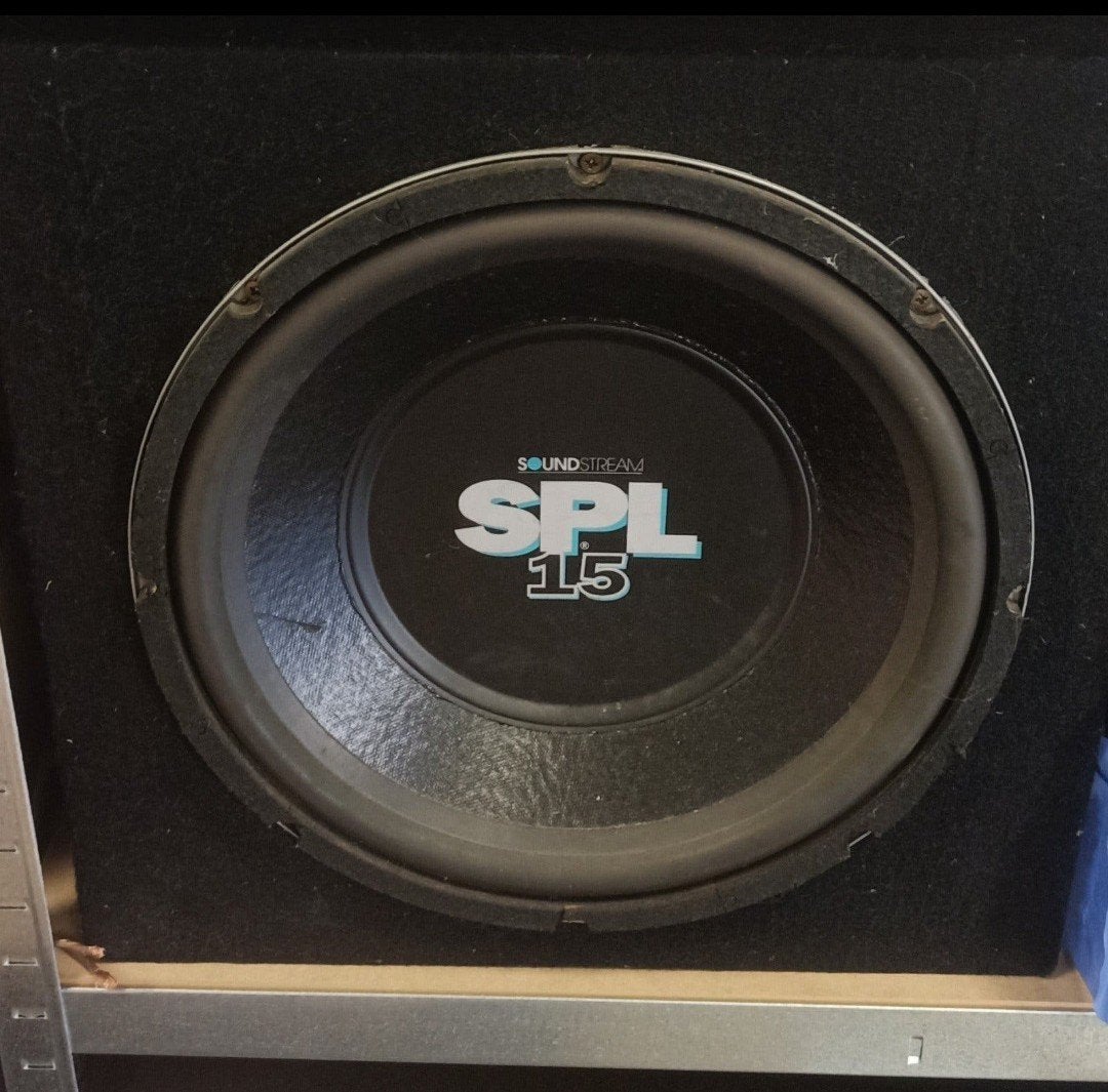 caisson de basses old school 15 pouces 38 cm soundstream SPL, Enlèvement, Comme neuf