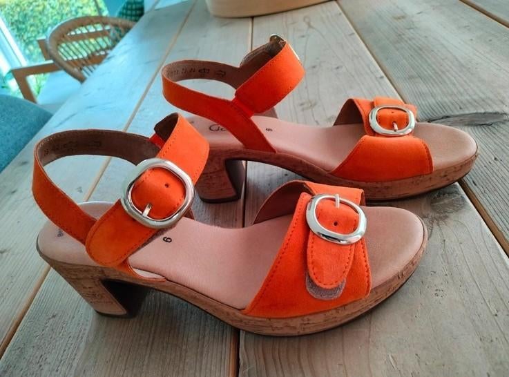 Mooie nieuwe sandalen Gabor, maat: 39. Supergoed zittend!, Neuf, Enlèvement ou Envoi, Gabor, Orange