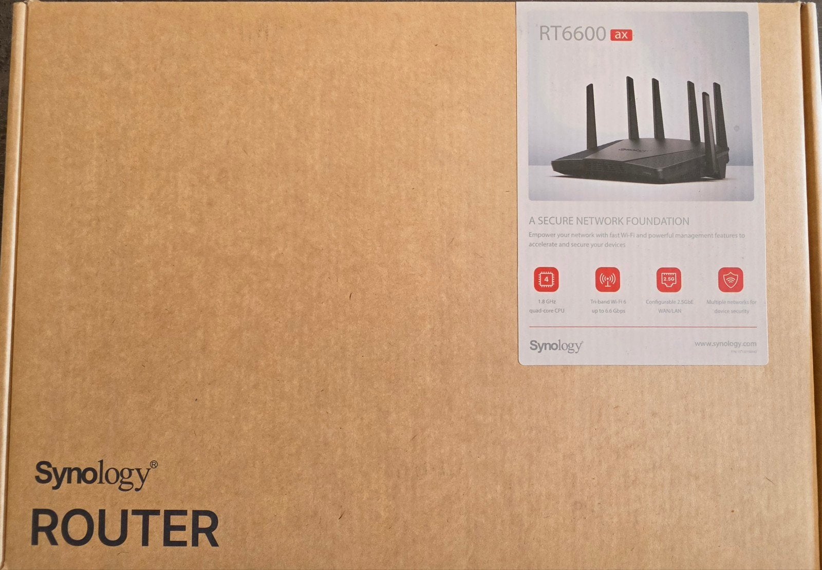 Router Synology RT6600ax, Informatique & Logiciels, Enlèvement, Routeur