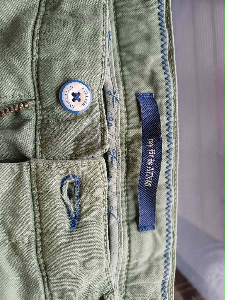 Noterman chino groen, Ophalen, Gedragen, Overige maten, Groen