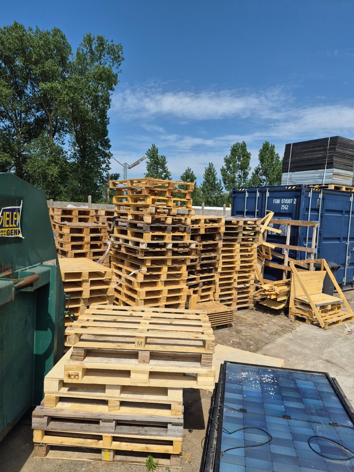 Gratis paletten af te halen, Doe-het-zelf en Bouw, Ophalen, Gebruikt, Overige houtsoorten, Pallet