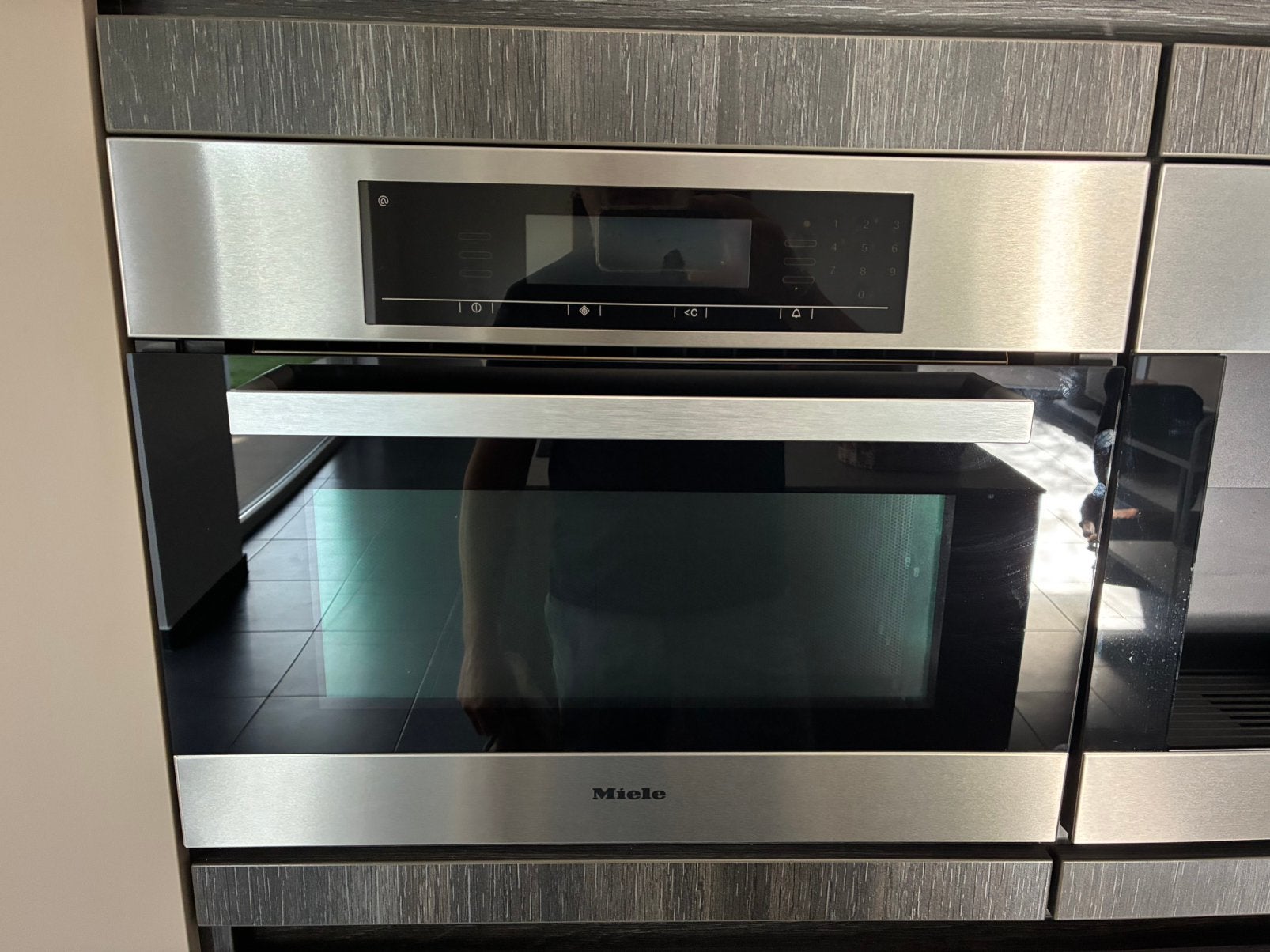 Miele inbouw combi oven/ microgolf), Electroménager, Encastré, Enlèvement, Utilisé, 55 à 60 cm