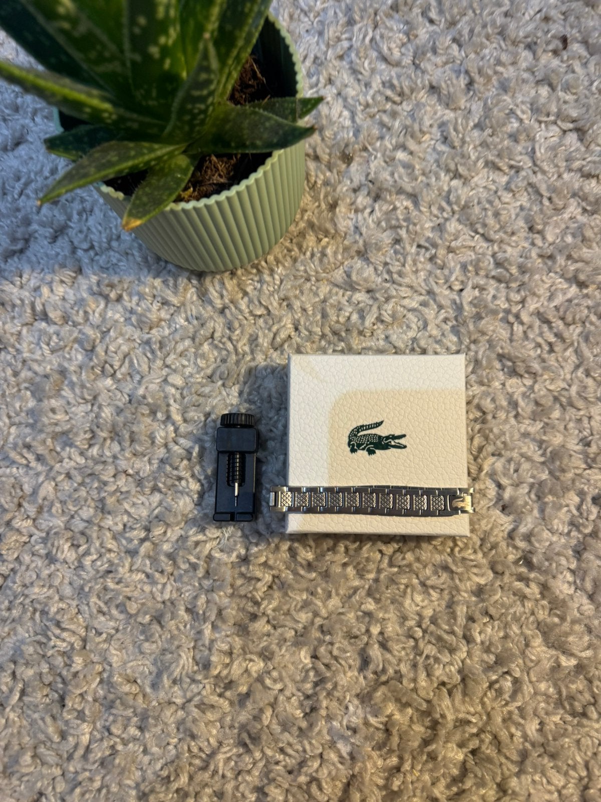 Lacoste armband, Ophalen of Verzenden, Nieuw, Zilver, Zilver