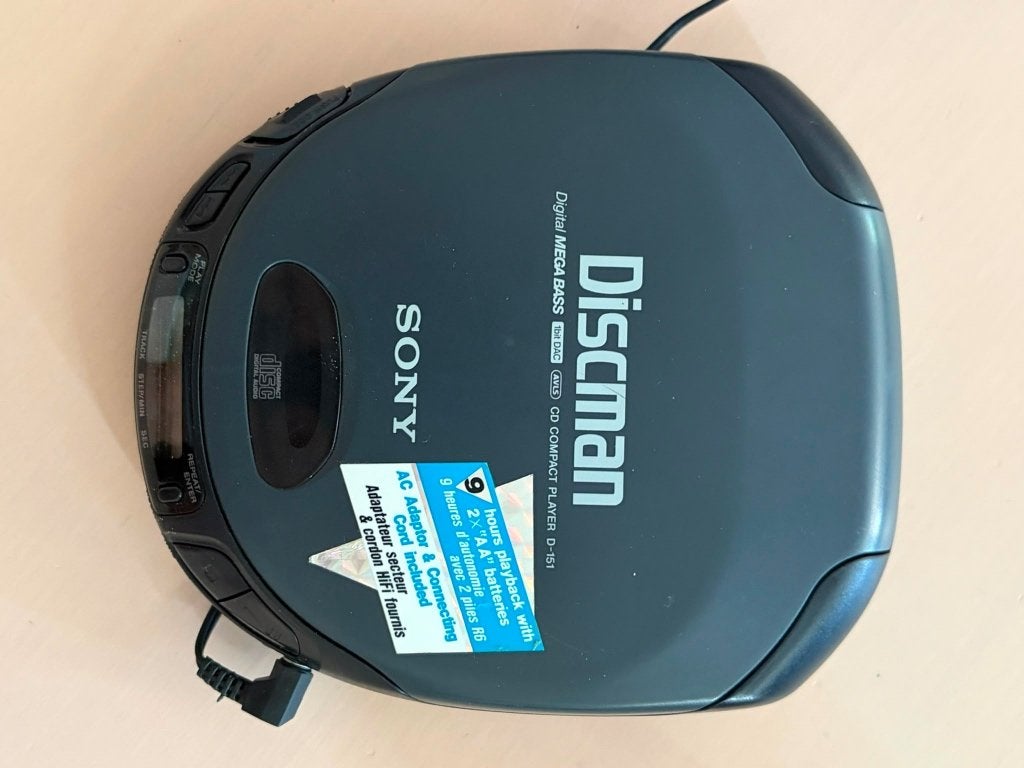 Sony Discman D-151 Digital Mega Bass draagbare CD-speler., Audio, Tv en Foto, Walkmans, Discmans en Minidiscspelers, Ophalen, Discman