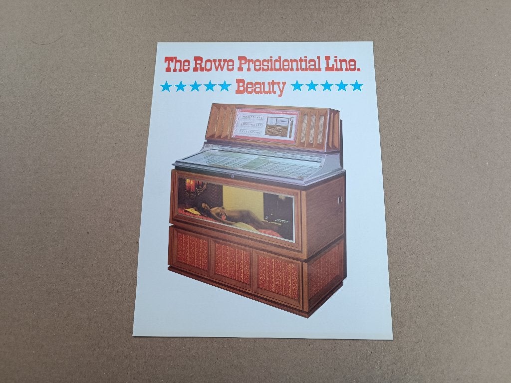 Flyer: Rowe-AMi MM5/ Beauty (1971) jukebox, Collections, Machines | Jukebox, Ami, Envoi