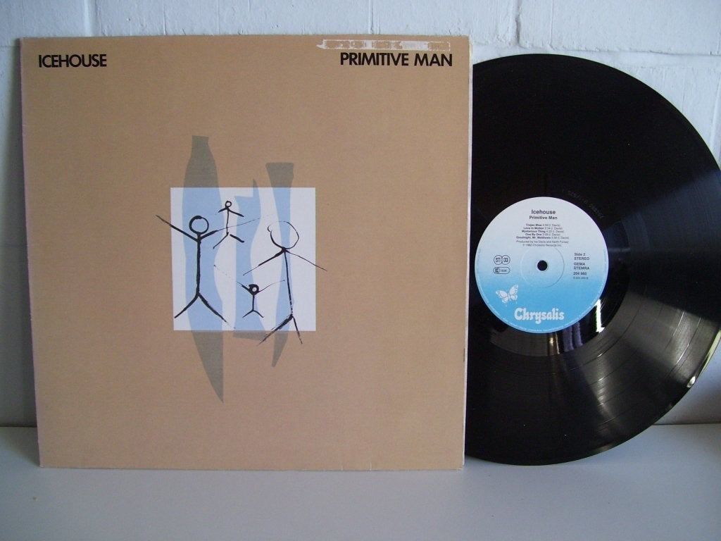 ICEHOUSE  primitive man, Cd's en Dvd's, Vinyl | Rock, LP, Verzenden, Originele persing, Electronic Rock