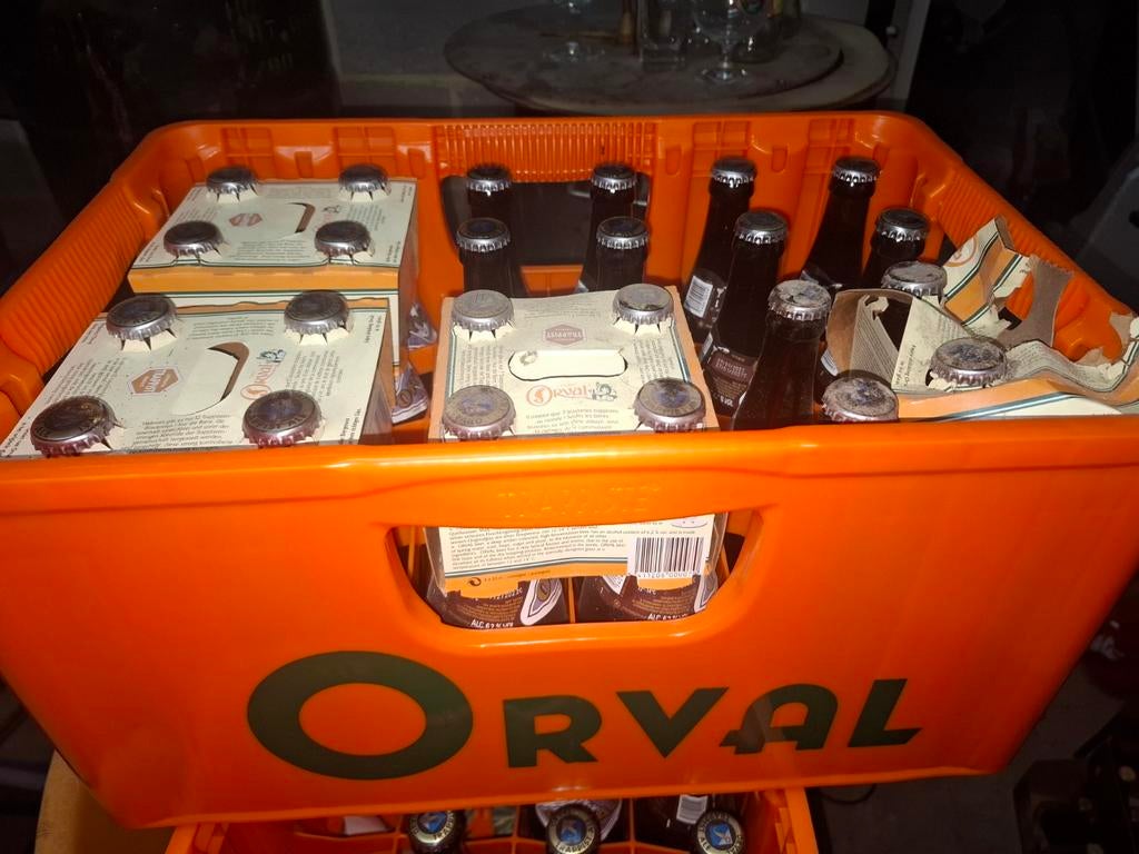 Bac degustation Orval, Enlèvement