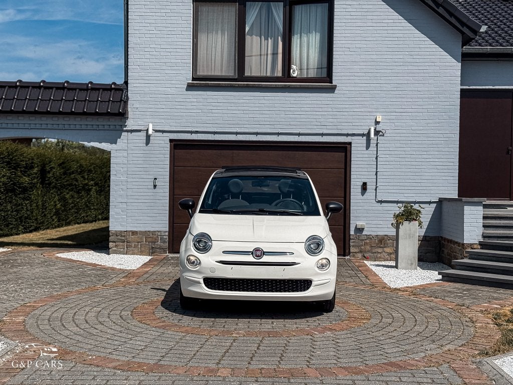 FIAT 500C/Hybrid/Cabrio/Carplay/LED/Cruise Control/Airco/, Auto's, Voorwielaandrijving, Dealer onderhouden, Stof, Euro 6