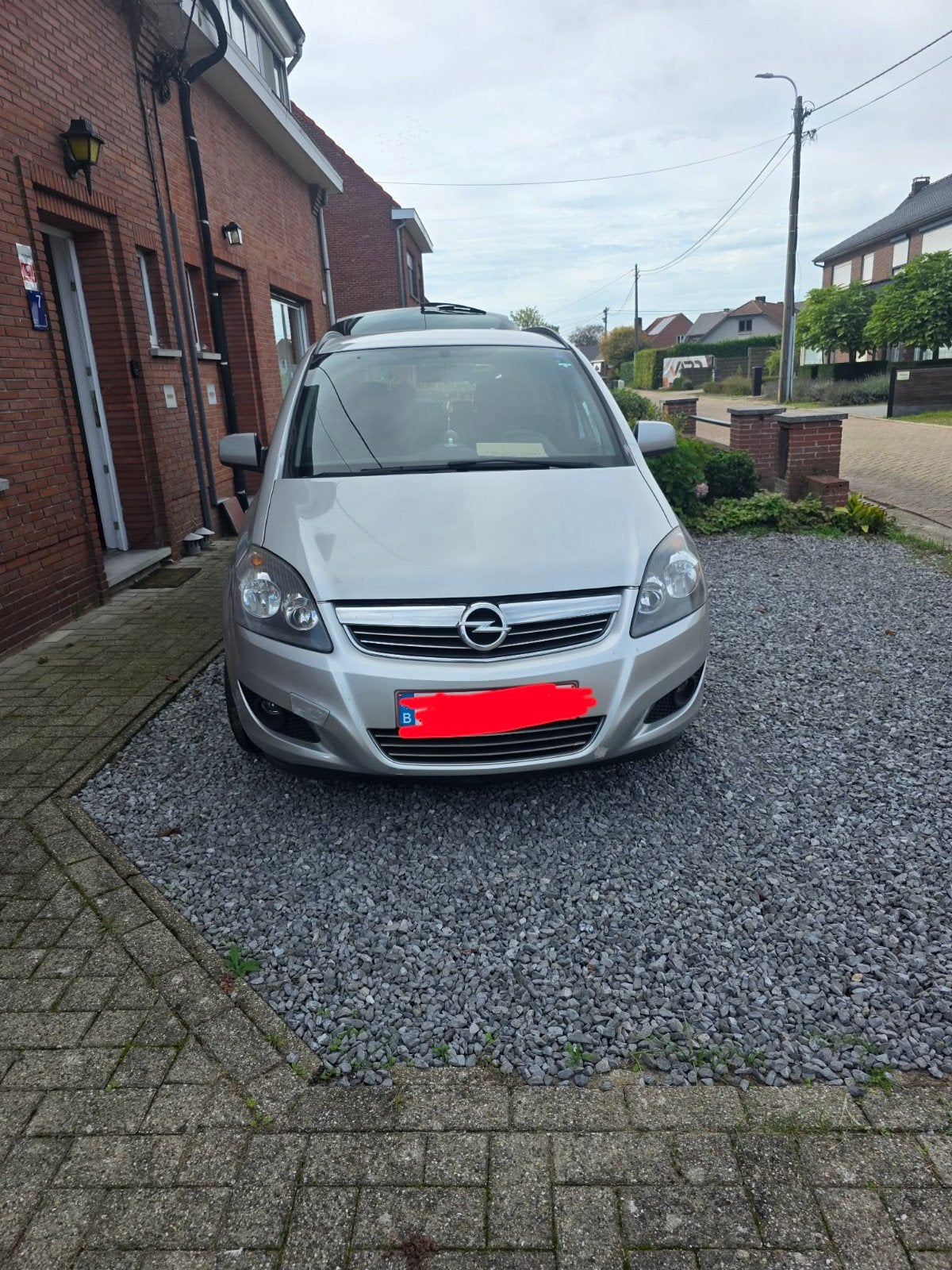 opel zafira, 5 deurs, Zilver of Grijs, Zafira, Handgeschakeld