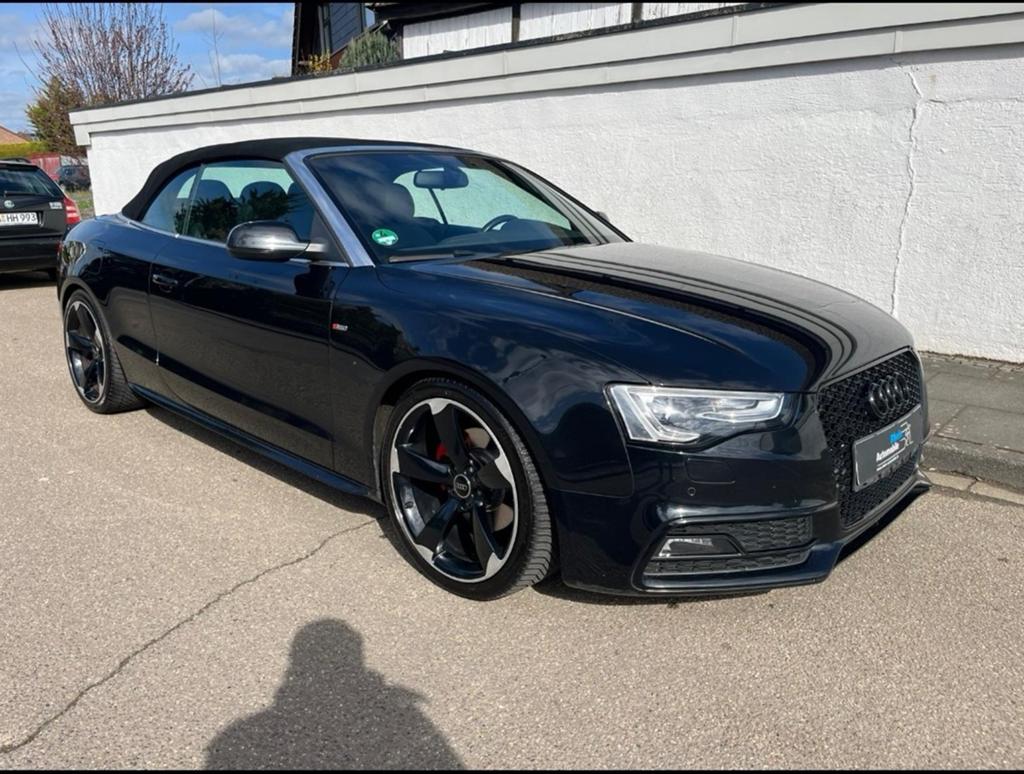 Audi A5 Cabriolet S-line, Auto's, Audi, Zwart, Cabriolet, Zwart, Leder