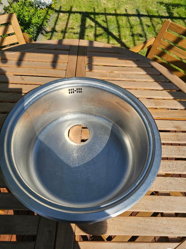 Ronde afwasbak keuken, Huis en Inrichting, Ophalen, Minder dan 50 cm, Gebruikt, Minder dan 25 cm