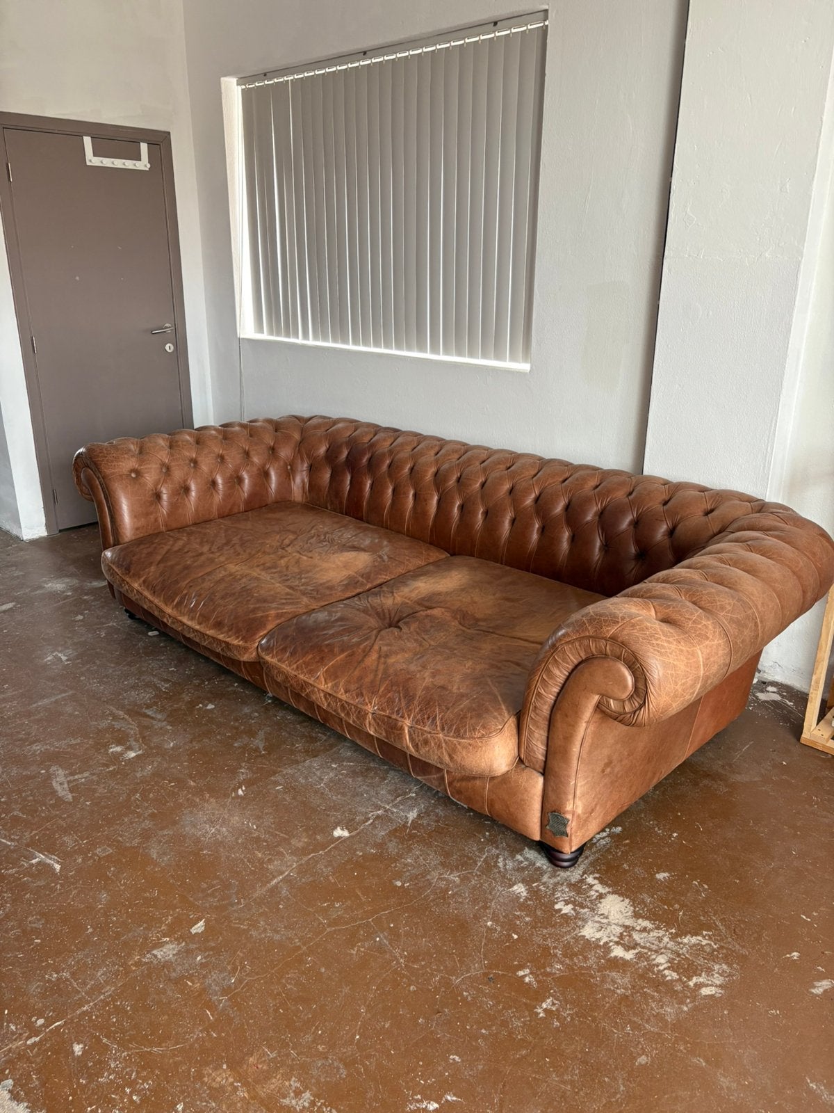 Chesterfield Zetel, Huis en Inrichting, Ophalen, Zo goed als nieuw
