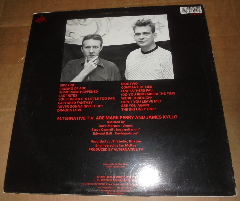 ALTERNATIVE TV - DRAGON LOVE - LP - 1990 - UK -, Utilisé, LP, 12 pouces, Indie rock