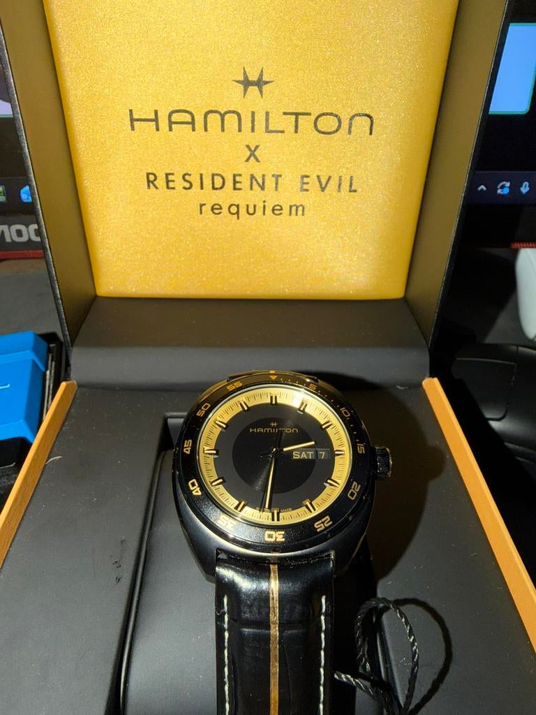 Resident evil pan europ hamilton watch, Autres marques, Enlèvement ou Envoi, Cuir, Neuf