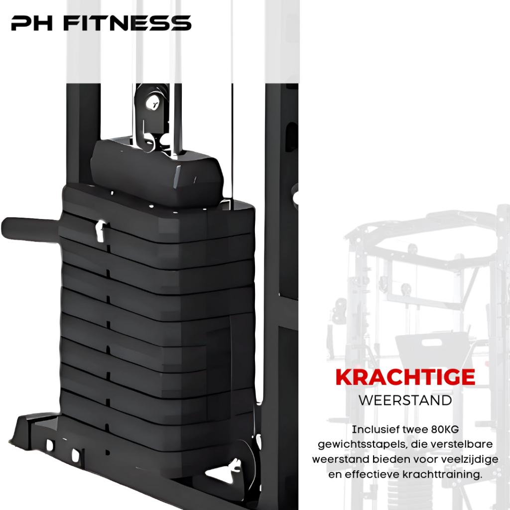 Support d'alimentation haut de gamme avec machine Smith, Enlèvement ou Envoi, Neuf, Bras, Plaques d'haltères