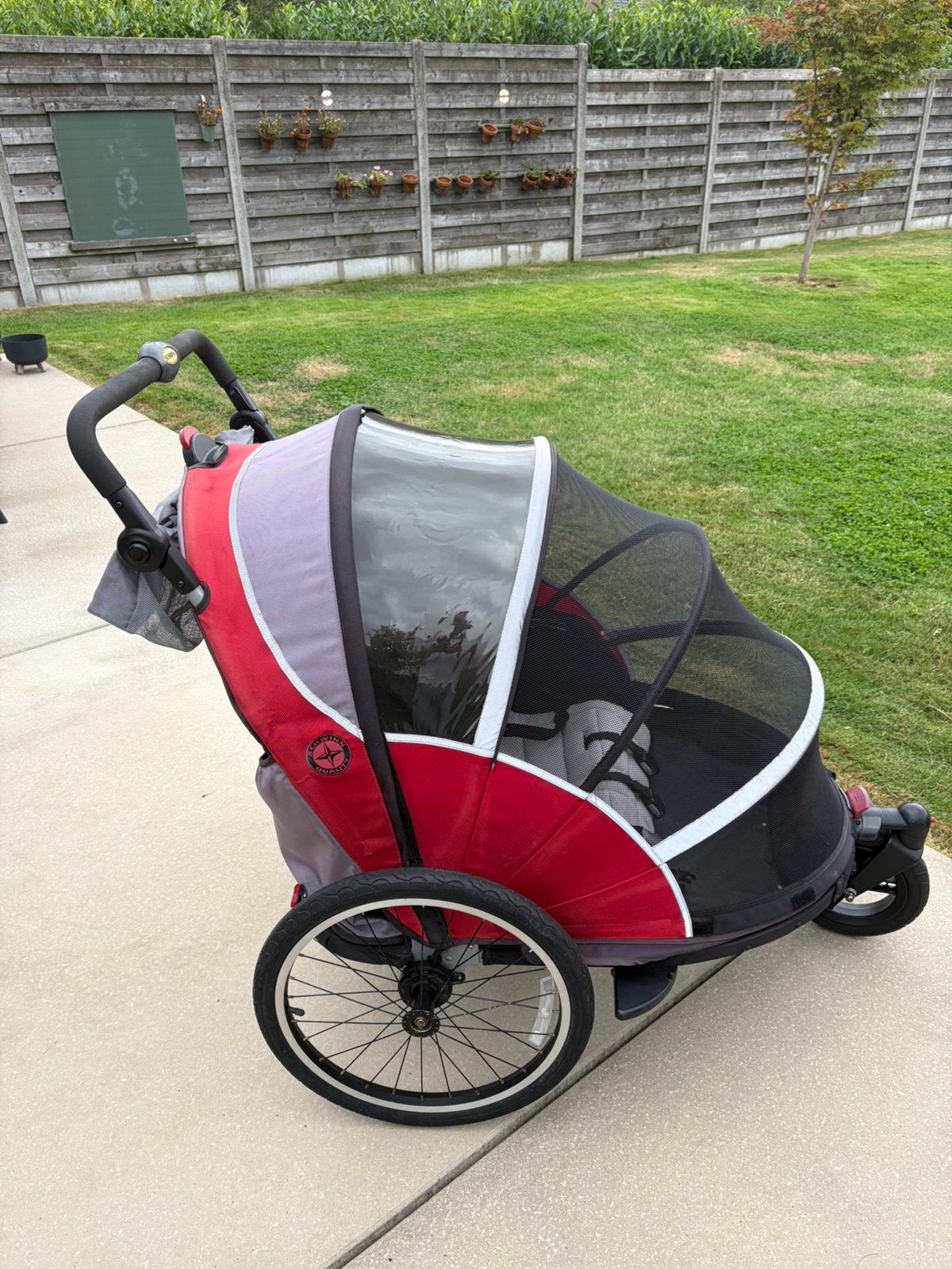 Schwinn Joyrider 2-in-1 Fietskar & Kinderwagen (Dubbel), Vélos & Vélomoteurs, Pliable, 20 à 40 kg, Enlèvement, Utilisé