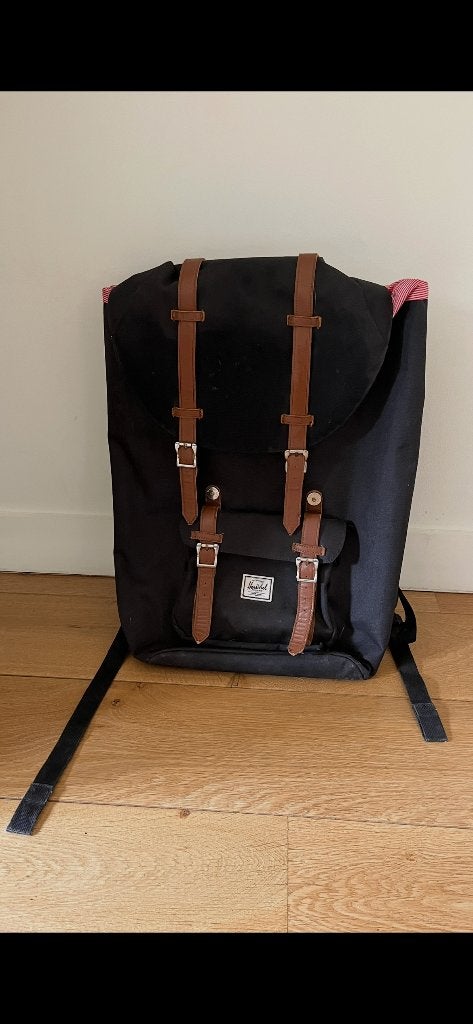 boekentas, Handtassen en Accessoires, Ophalen, Zwart, Aktetas of Boekentas, 50 cm of meer