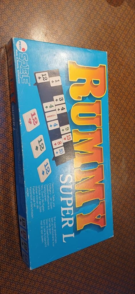 Rummy, Trois ou quatre joueurs, Enlèvement, Comme neuf, Abacus Spiele