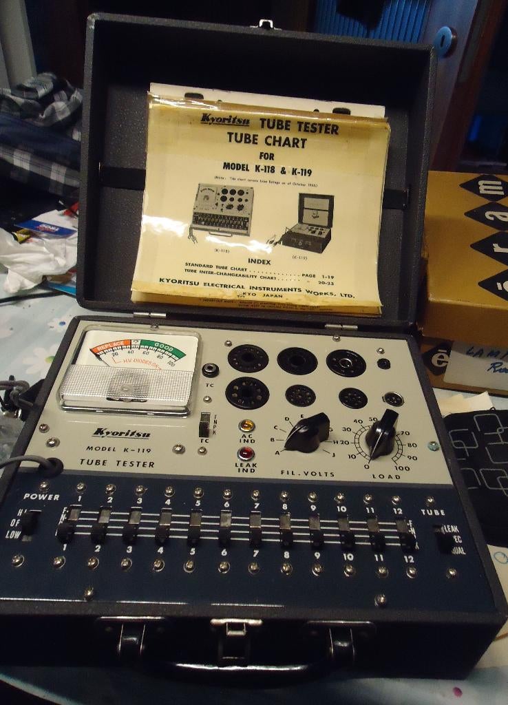 K-119 buistester, Ophalen, Gebruikt, Accessoires