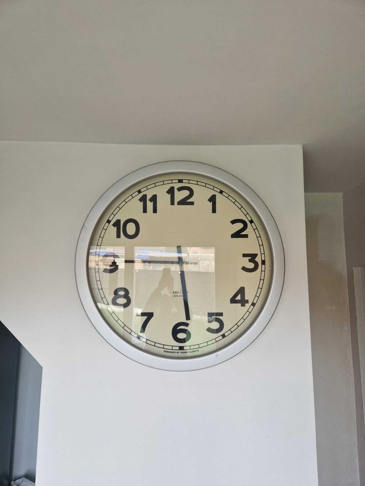 Vintage grote wandklok, Ophalen, Wandklok