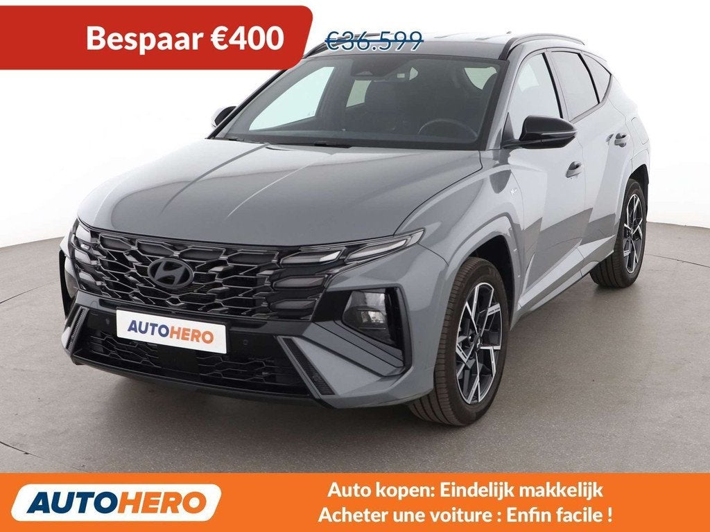 Hyundai Tucson 1.6 T-GDI Hybrid N Line Executive 2WD, Gebruikt, Zwart, https://public.car-pass.be/vhr/dd3ecc19-8c20-4238-b447-83c323ee8c74
