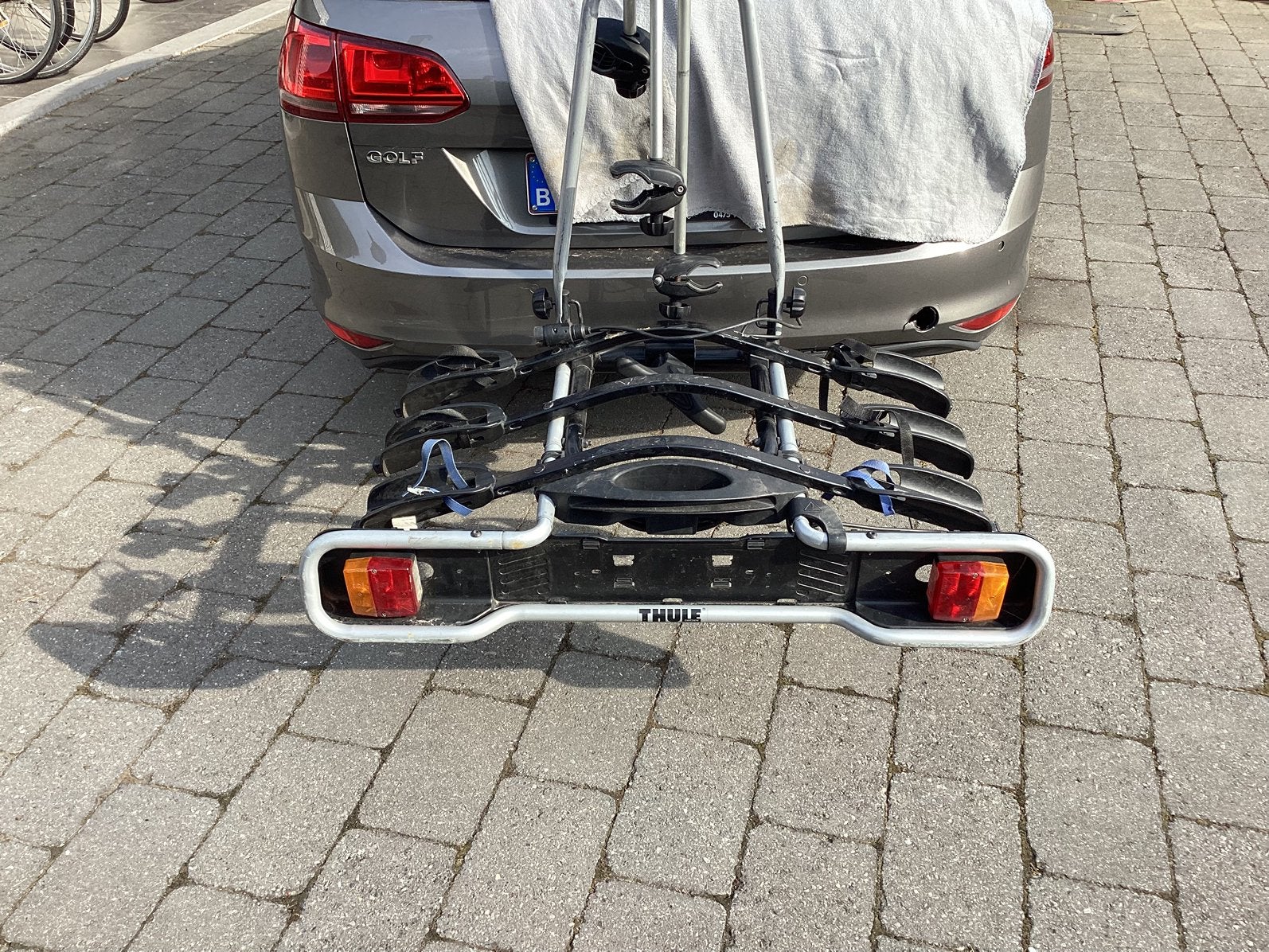 Fietsdrager thule 3 fietsen, Auto diversen, Fietsendragers, Ophalen, Gebruikt
