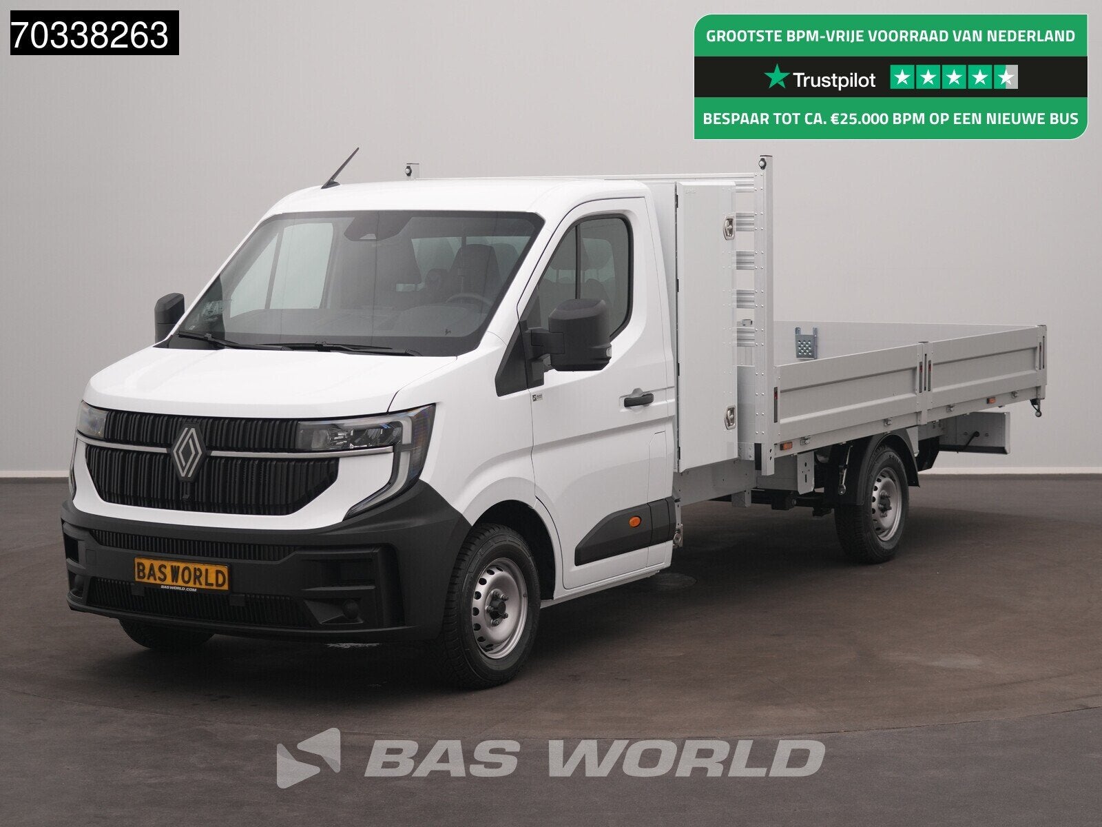 Renault Master 170PK Automaat Open Laadbak Airco Carplay LED, Achat, Euro 6, Entreprise, 3 places