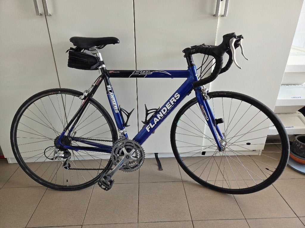 Flanders SR1 koersfiets, Fietsen en Brommers, Fietsen | Racefietsen, Gebruikt, Aluminium, Meer dan 20 versnellingen, 53 tot 57 cm