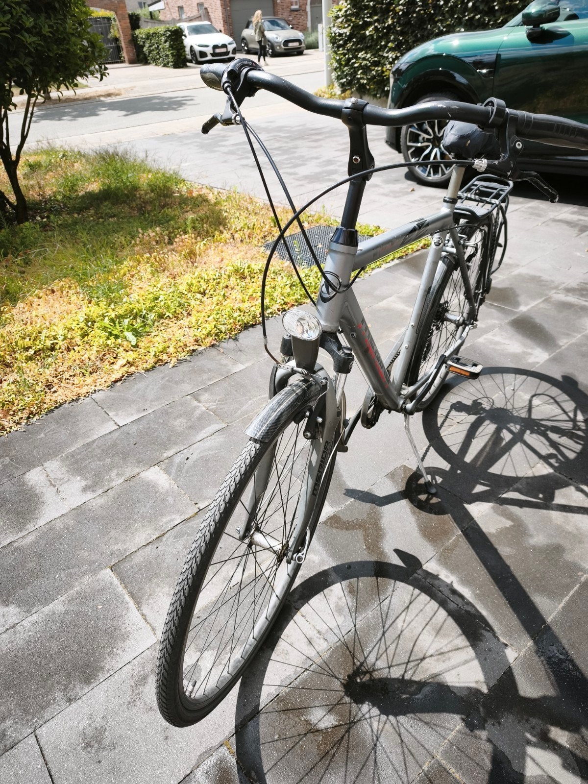 Merida aluminium fiets, Ophalen