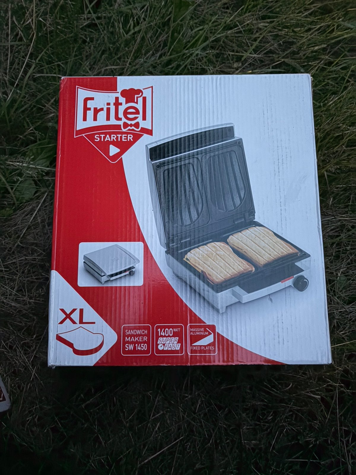 Fritel Starter SW 1450 XL Sandwichmaker - Nieuw in doos, Ophalen, Nieuw