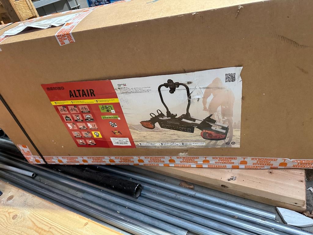 Fietsendrager Menabo Altair voor 2 fietsen NIEUW, Ophalen, Nieuw, 2 fietsen, Trekhaakdrager