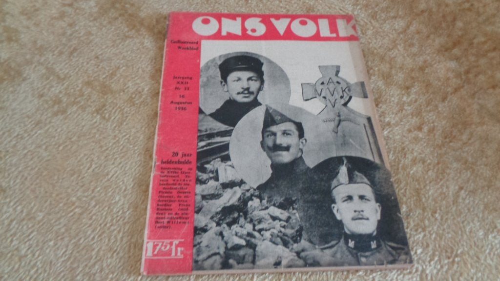 Tijdschrift 'Ons Volk.', Ophalen of Verzenden, 1920 tot 1940, Tijdschrift