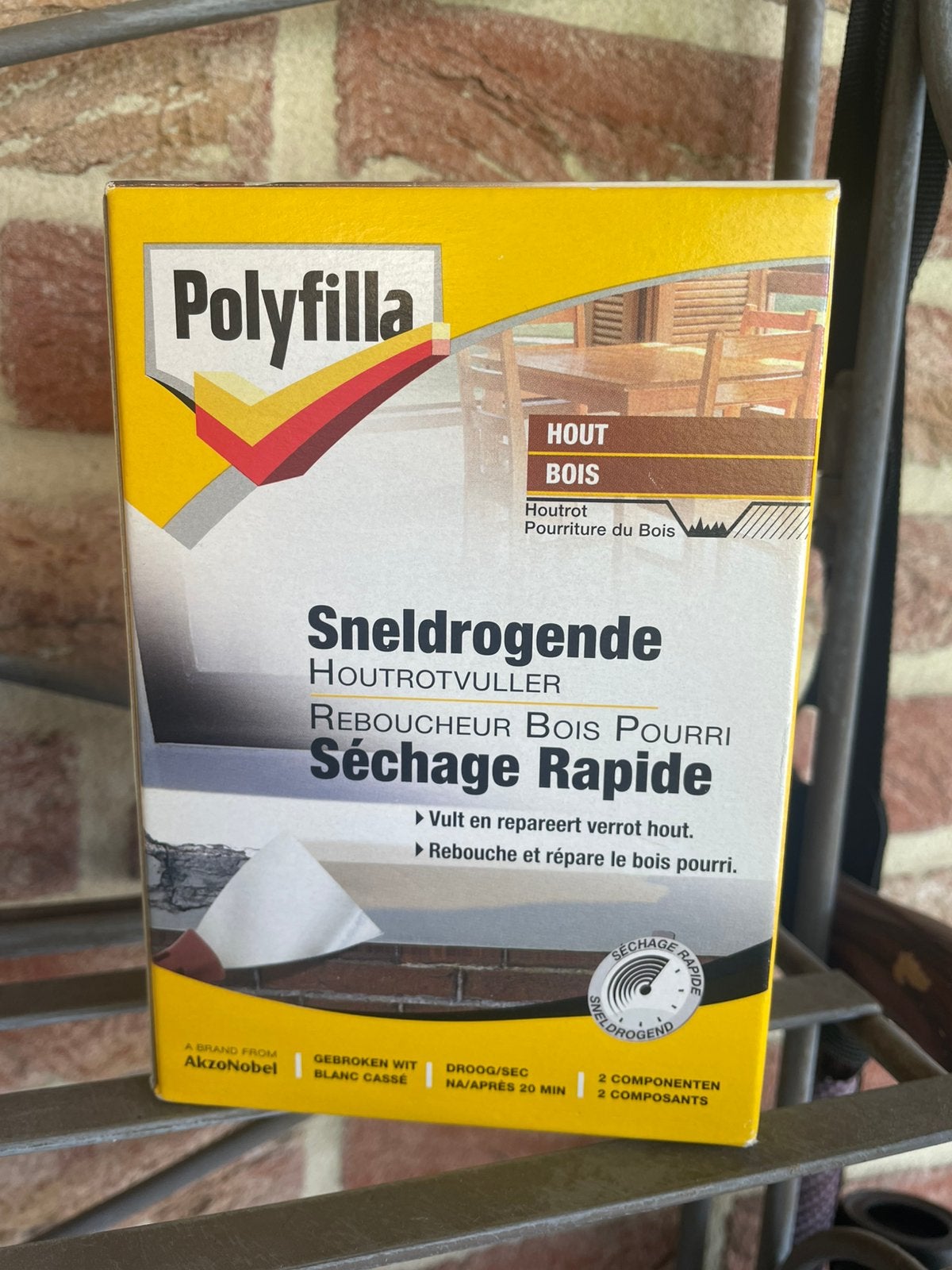 Sneldrogende houtrotvuller, Doe-het-zelf en Bouw, Ophalen of Verzenden, Nieuw, Overige materialen