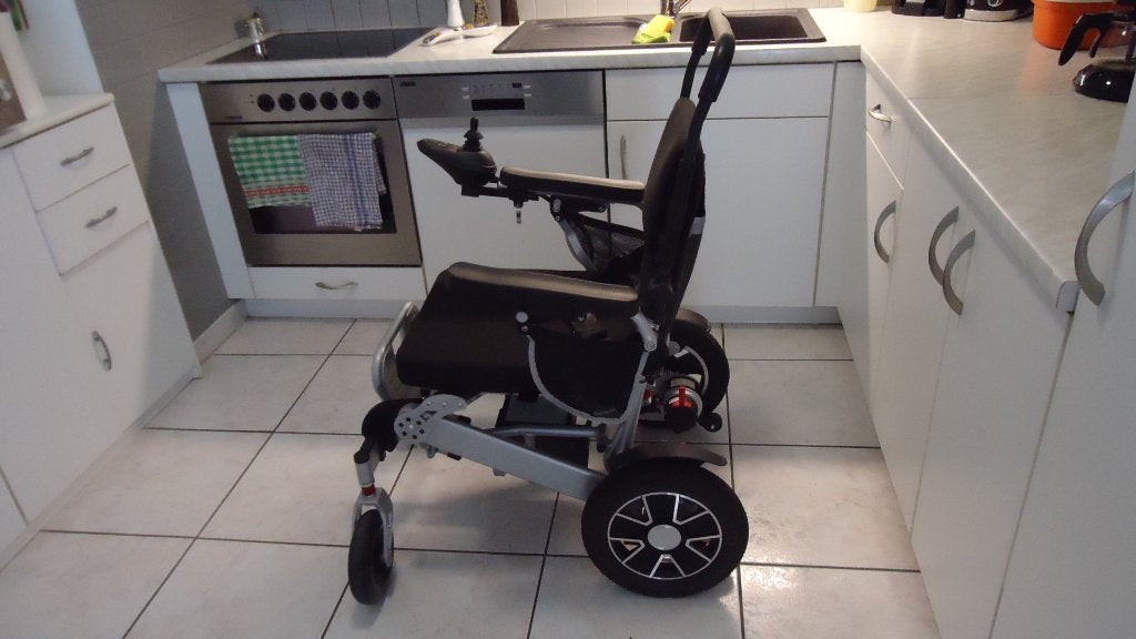 electrische rolstoel met yoystick, Divers, Chaises roulantes, Enlèvement, Pliant, Comme neuf, Fauteuil roulant électrique