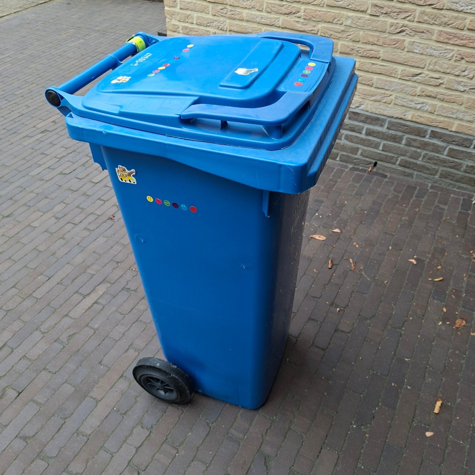 container 140 liter, Ophalen
