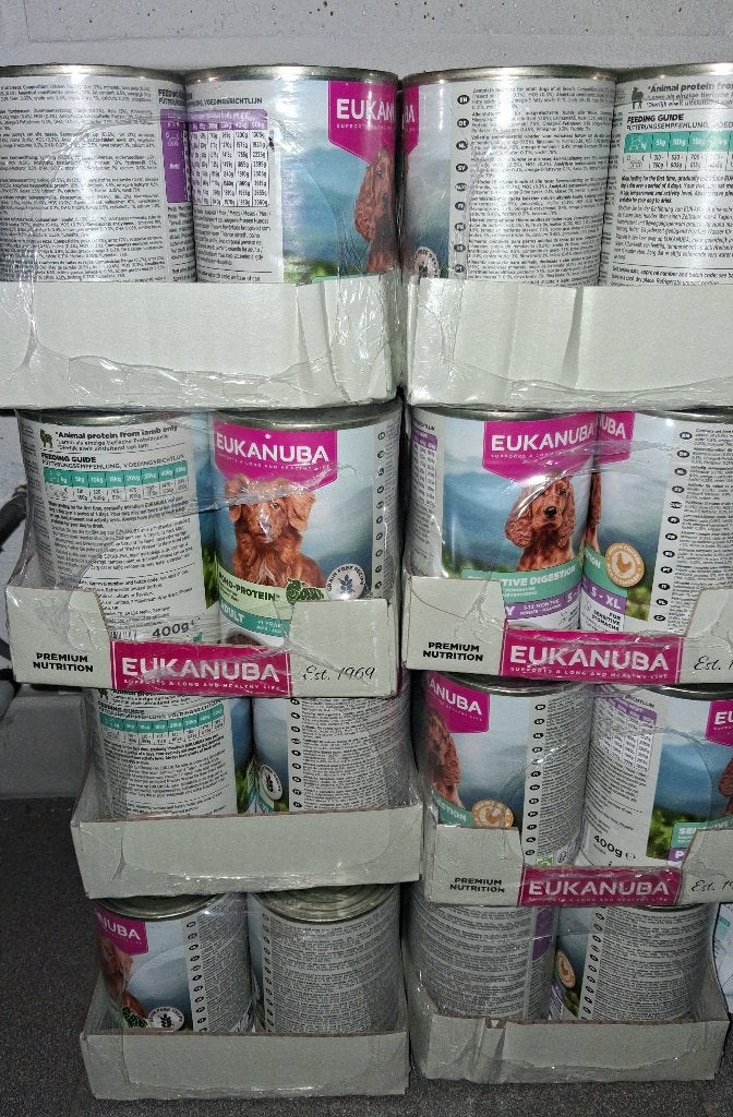 Hondenvoer VARIATIES blik EUKANUBA 400 gr 48 stuks, Animaux & Accessoires, Enlèvement, Chien