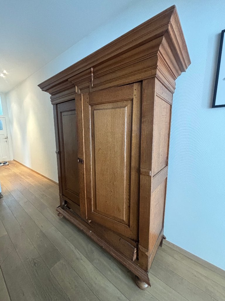 Massieve oude eiken kast, Ophalen of Verzenden