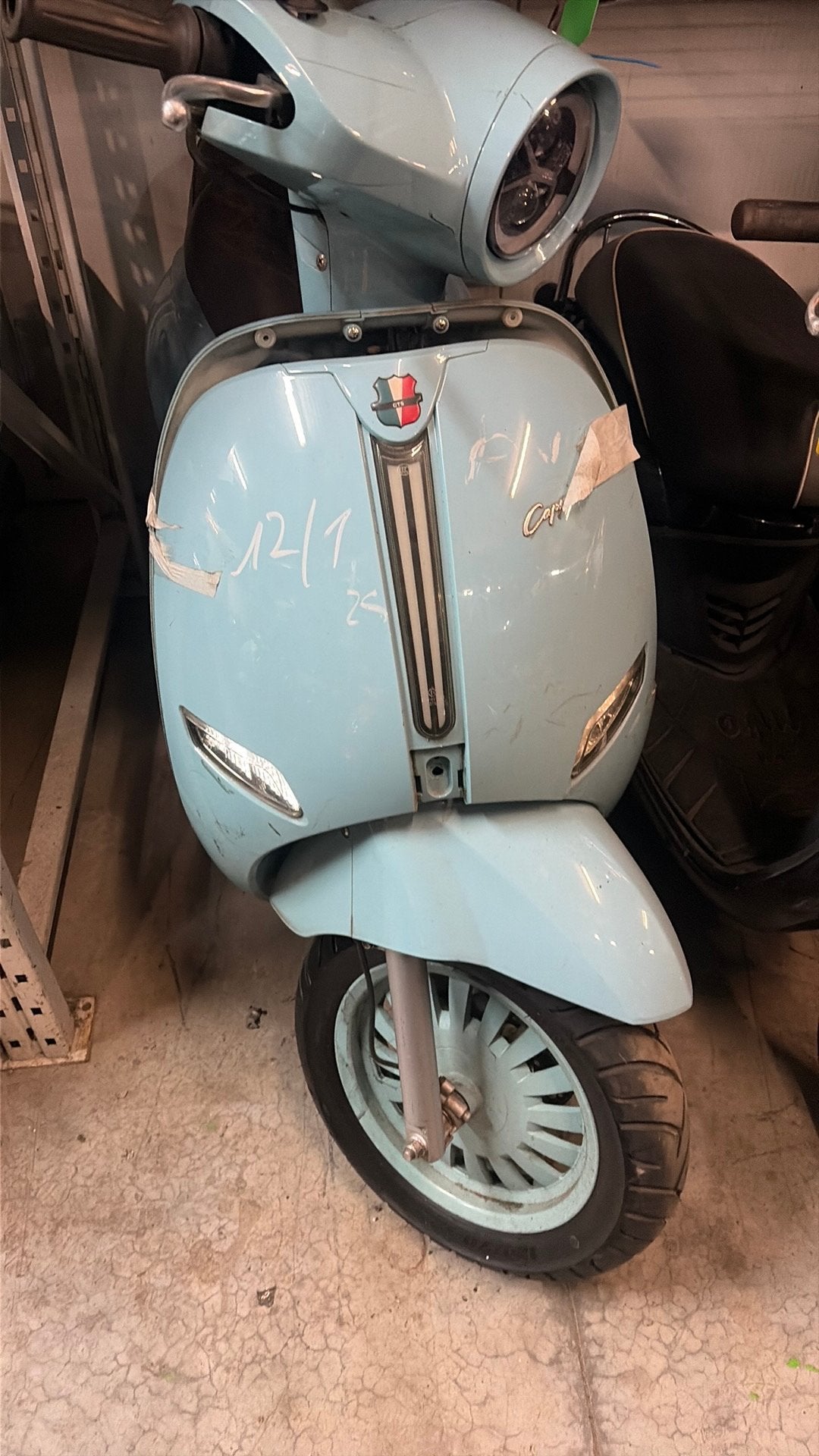 Original GTS Cappuccino Retro 4T Azzurro (Projet), Vélos & Vélomoteurs, Enlèvement, Comme neuf