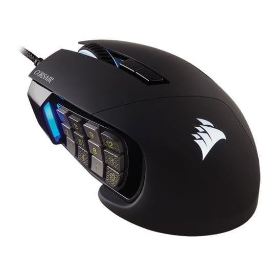 Corsair Scimitar RGB Elite Filaire, Computers en Software, Muizen, Ophalen, Bedraad, Muis