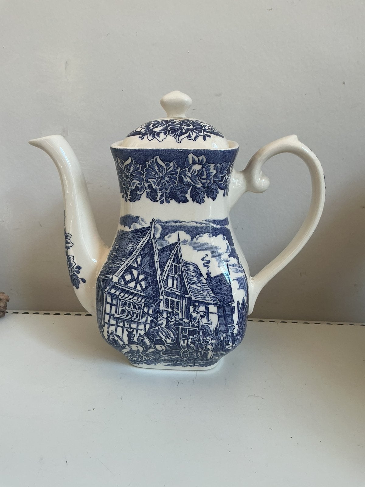 Cafetière anglaise Ironstone « Série Dickens », Enlèvement ou Envoi