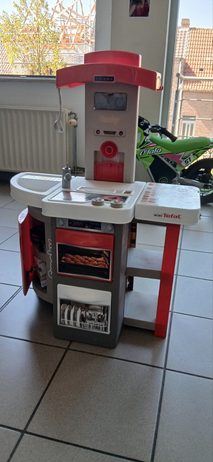 speelgoed keuken comfy (tefal) met  enkele toebehoren, Ophalen, Zo goed als nieuw, Kunststof, Speelkeuken