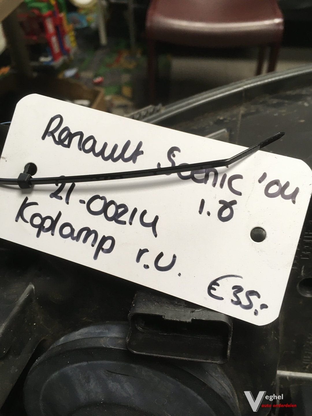 renault scenic '04 koplamp R, Gebruikt, -, -, Ophalen of Verzenden