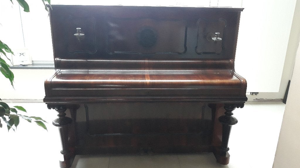 A vendre, Ancien piano droit Blüthner, Enlèvement, Utilisé, Autres couleurs, Piano