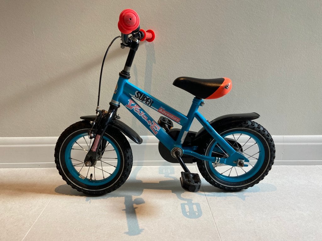 Volare kinderfiets - wielmaat 12 inch, Fietsen en Brommers, Fietsen | Kinderfietsjes, Ophalen, Terugtraprem, Gebruikt, Volare