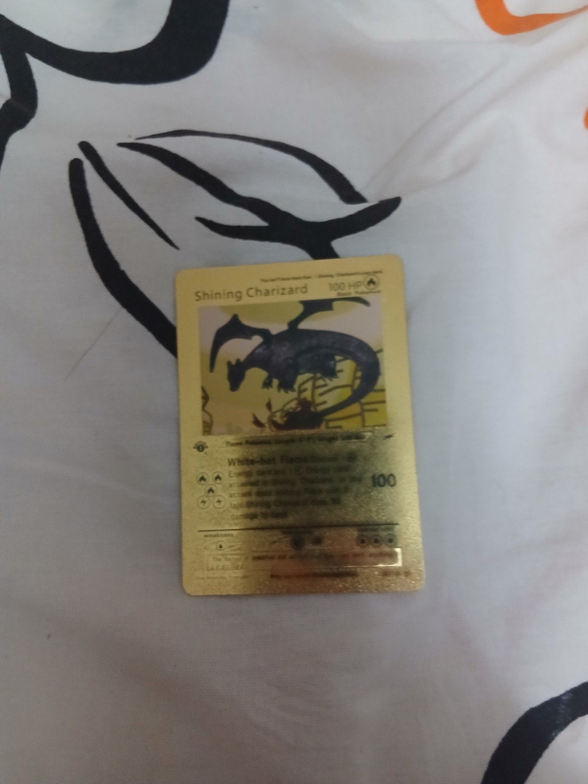 shining charizard, Hobby en Vrije tijd, Verzamelkaartspellen | Pokémon, Ophalen, Zo goed als nieuw, Losse kaart